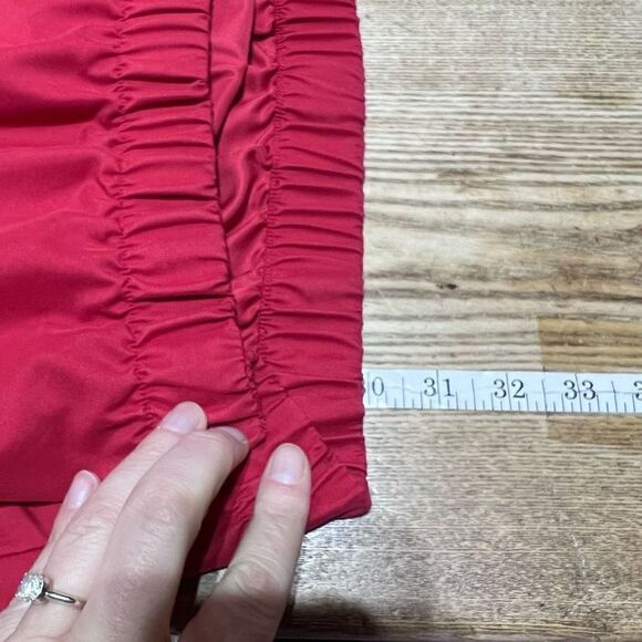 FootJoy Men's Windbreaker Golf Jacket Elastic Hem Long Sleeve Pullover Red XL - Picture 9 of 9